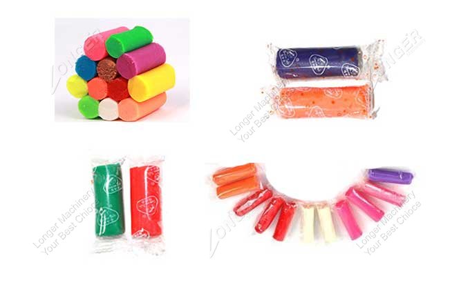 Plasticine Extruding And Packaging Machine Samples