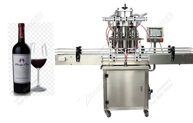 Automatic Wine Bottle Filling Machine For Sale