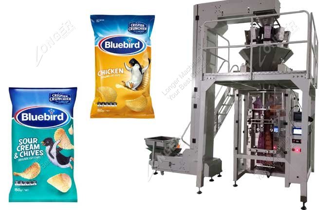China Automatic Potato Chips Packing Machine Manufacturers 