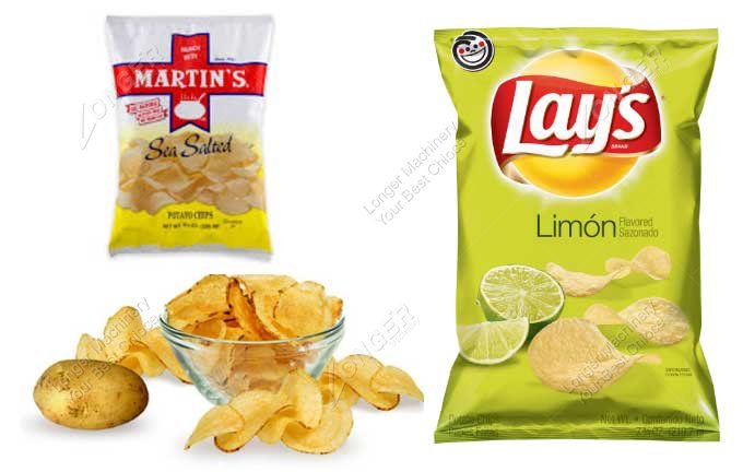 Automatic Potato Chips Packing Machine Samples