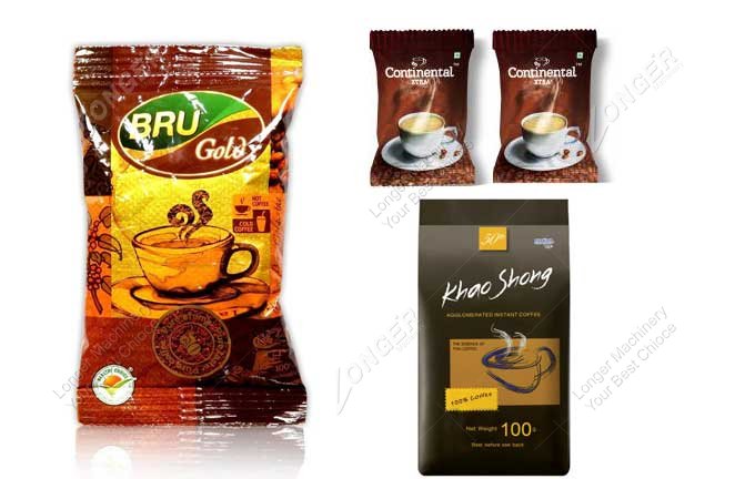 Instant Coffee Powder Packing Machine Samples