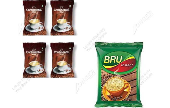 Instant Coffee Powder Packing Machine Samples